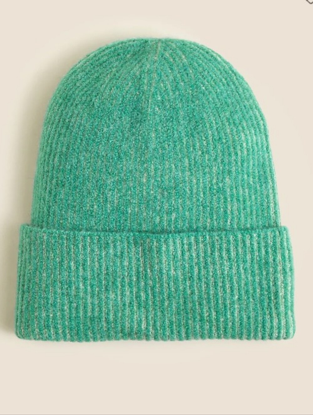J. Crew Plaited beanie in Supersoft yarn